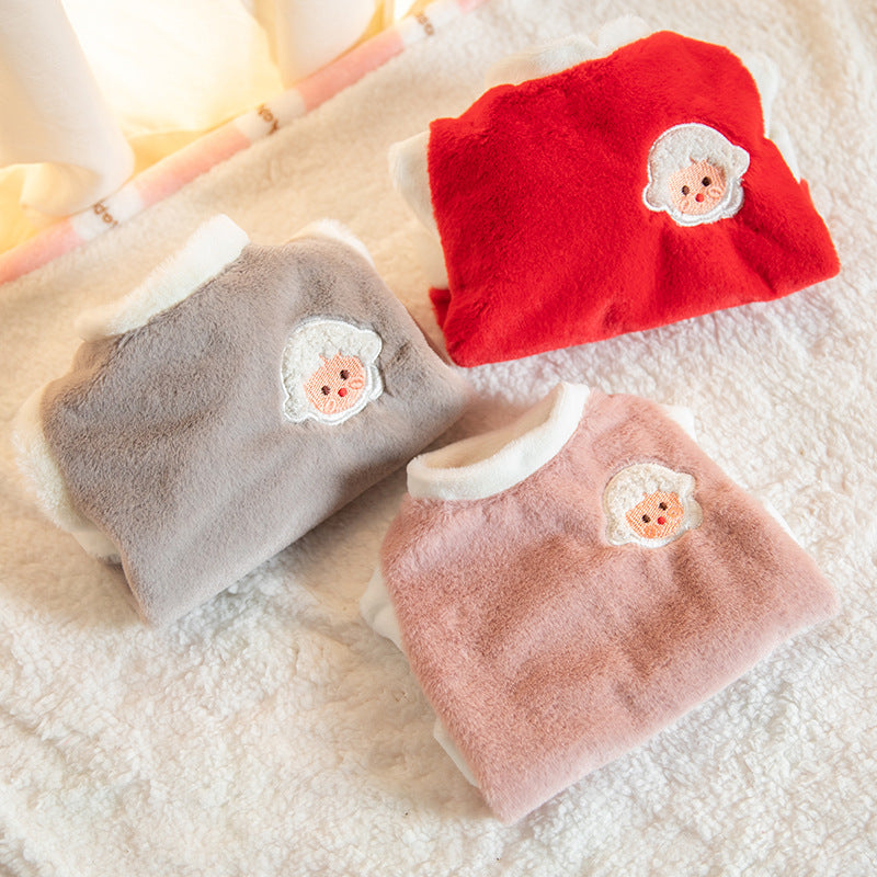 Winter Pet Warm Plush Sweater
